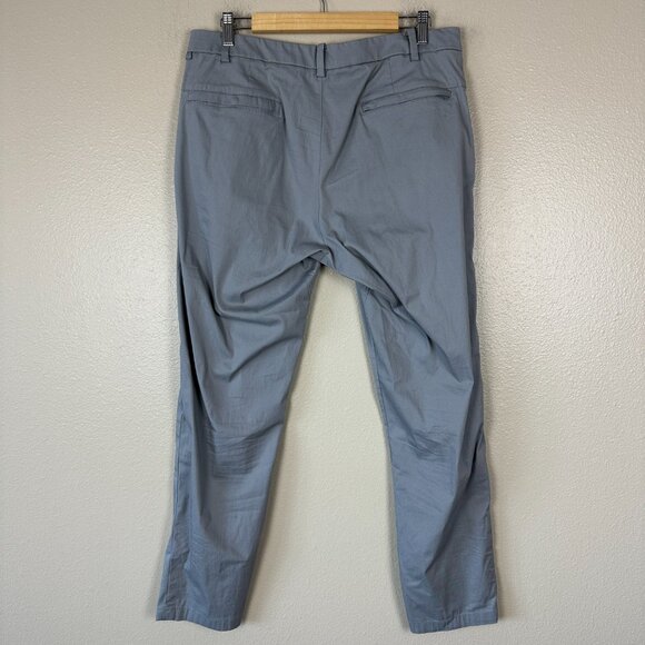 Lululemon Mens Size 34 Commission Pants Chino Stretch Elevated Basics Gray - Picture 4 of 5
